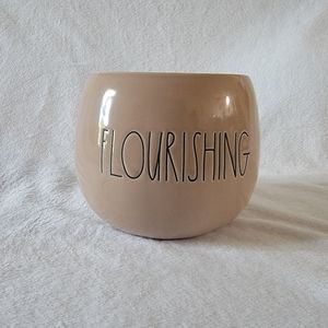 Rae Dunn Tan Flourishing Planter Bowl